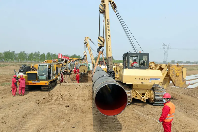 China's west-east gas pipeline project